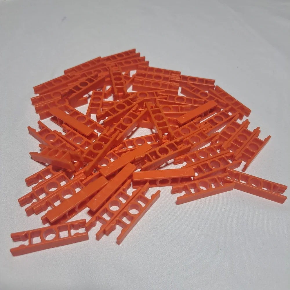 K'NEX 58 Orange 2 Way Straight Connector Ladder Building Replacement Parts‎ Lot